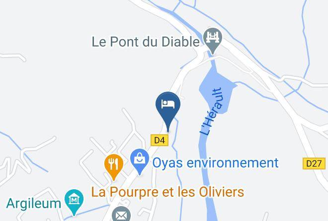 Les Balcons De L'herault Map