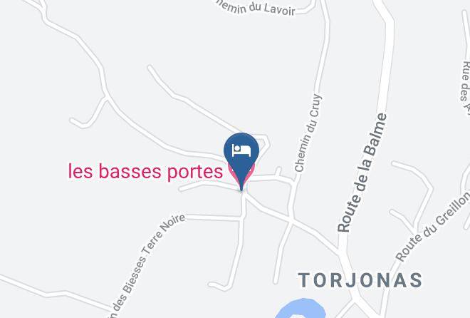 Les Basses Portes Map
