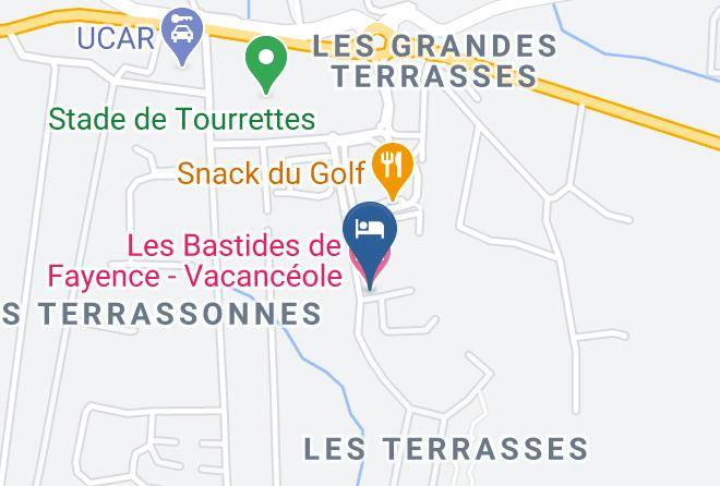 Les Bastides De Fayence Vacanceole Map