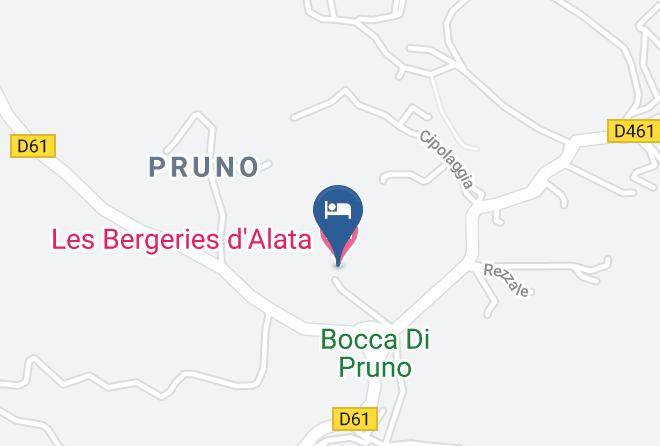 Southernsica - Les Bergeries D'alata Maps