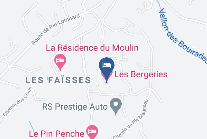 Maritime Alps - Les Bergeries Maps