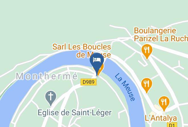 Ardennes - Hotel Les Boucles De Meuse Maps