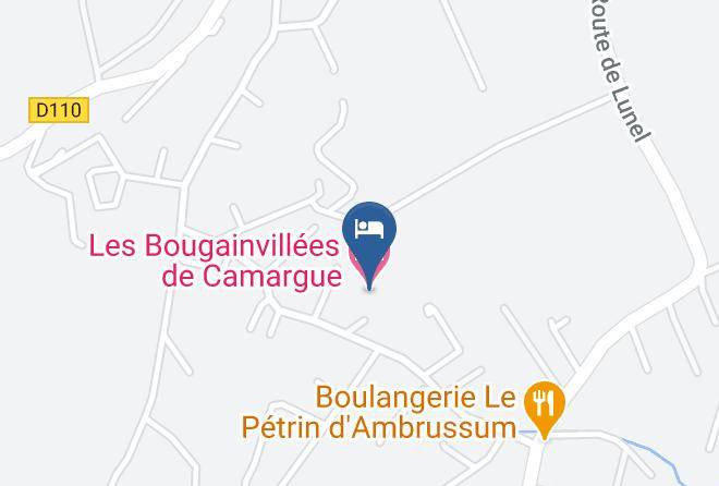 Herault - Les Bougainvillees De Camargue Maps