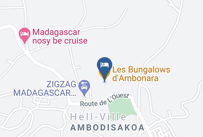 Nosy Be - Les Bungalows D'ambonara Maps