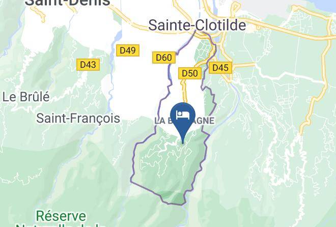Saint Denis - Les Bungalows Du Mont Auban Maps