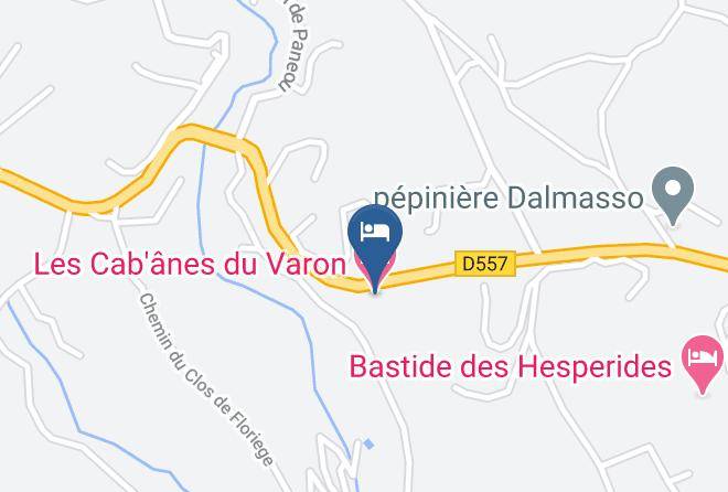 Les Cab'anes Du Varon Map