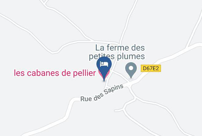 Jura - Les Cabanes De Pellier Maps