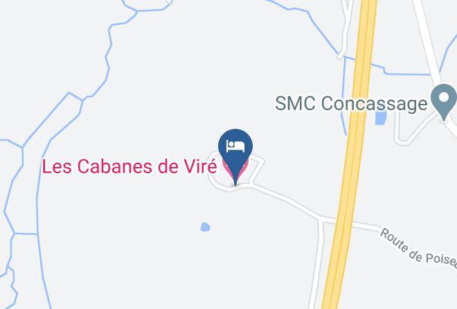 Saone Et Loire - Les Cabanes De Vire Maps
