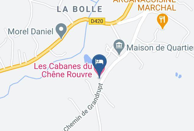 Vosges - Les Cabanes Du Chene Rouvre Maps
