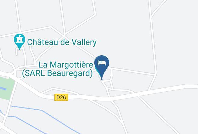 Yonne - Les Cars Hotel Vallery Maps