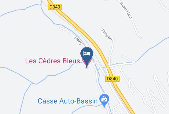 Aveyron - Les Cedres Bleus Maps