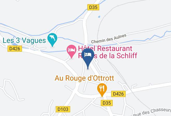Bas Rhin - Les Chambres Chez Christine Maps