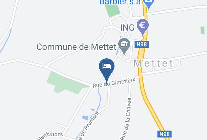 Les Chambres D'a Cote Map