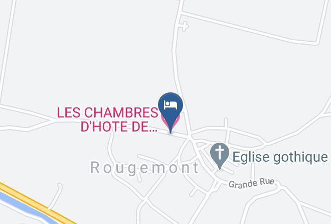 Cote D Or - Les Chambres D'hote De Rougemont Maps