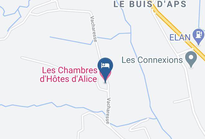 Ardeche - Les Chambres D'hotes D'alice Maps