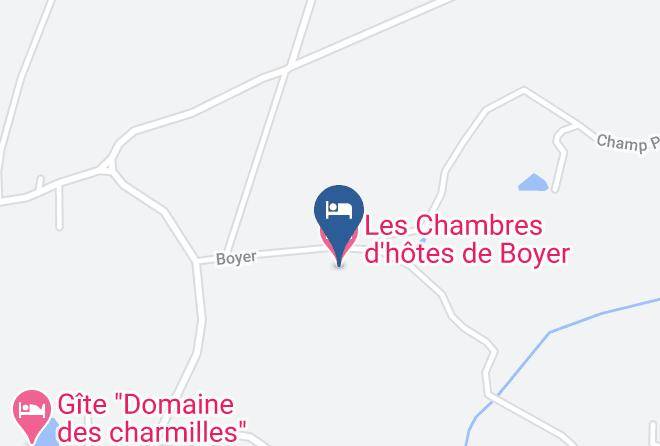 Ain - Les Chambres D'hotes De Boyer Maps