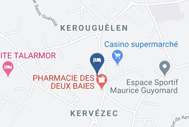 Finistere - Les Chambres D'hotes De Mescaro Carantec Maps