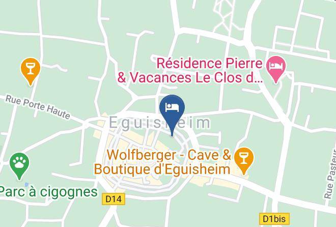 Haut Rhin - Les Chambres D'hotes Du Domaine Joseph Freudenreich Maps