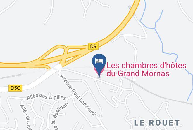 Bouches Du Rhone - Les Chambres D'hotes Du Grand Mornas Maps