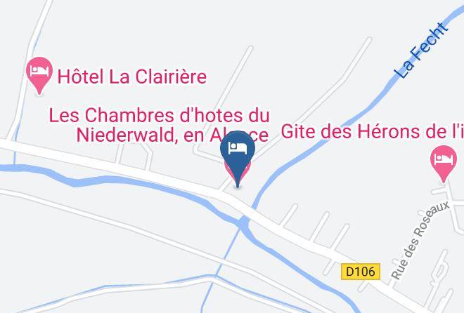 Haut Rhin - Les Chambres D'hotes Du Niederwald En Alsace Maps