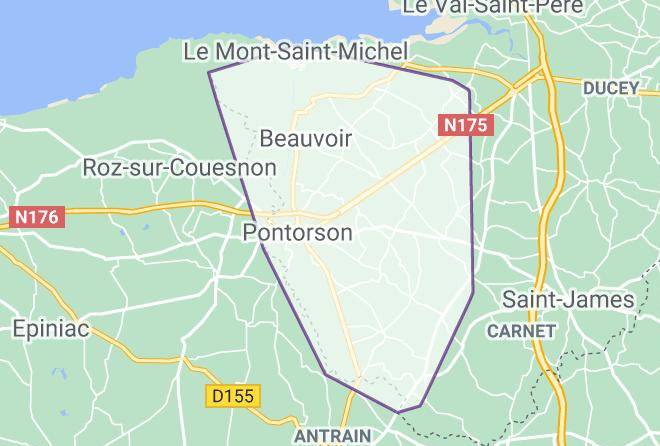 Manche - Les Chambres D'hotes Non Loin Du Mont Saint Michel Maps