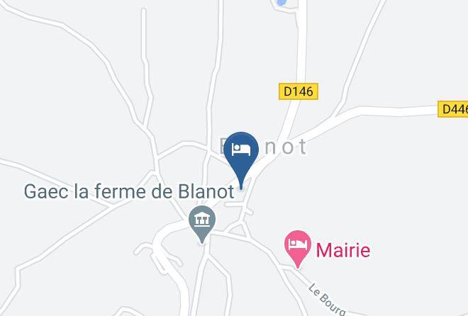 Saone Et Loire - Les Chambres De Blanot Maps