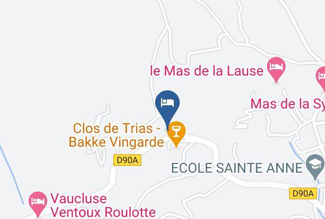Vaucluse - Les Chambres De Champaga Chambres D'hotes Le Barroux Maps