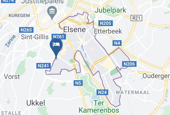 Elsene - Les Chambres De Franz Maps