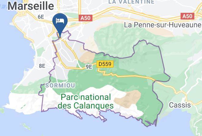 Bouches Du Rhone - Les Chambres De Jeannette Maps