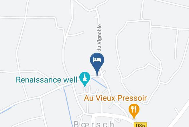 Bas Rhin - Les Chambres De L'atelier Maps