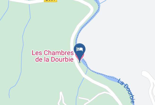 Aveyron - Les Chambres De La Dourbie Maps