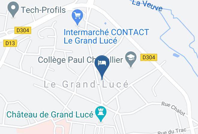 Sarthe - Les Chambres De La Haute Folie Maps