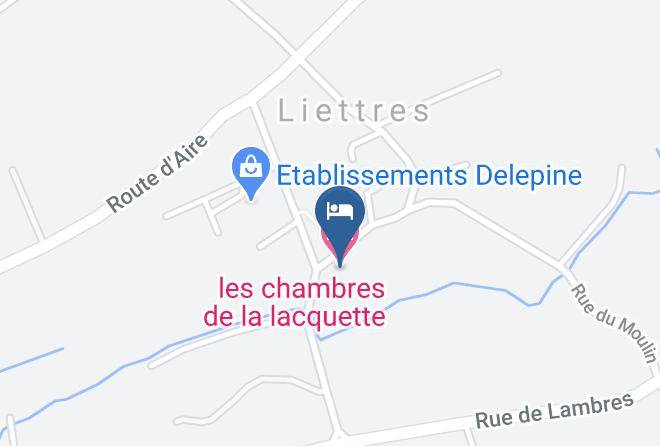 Pas De Calais - Les Chambres De La Lacquette Maps