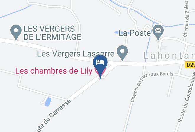 Pyrenees Atlantiques - Les Chambres De Lily Maps