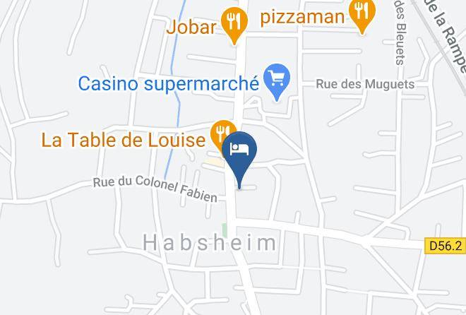 Haut Rhin - Les Chambres De Louise Maps