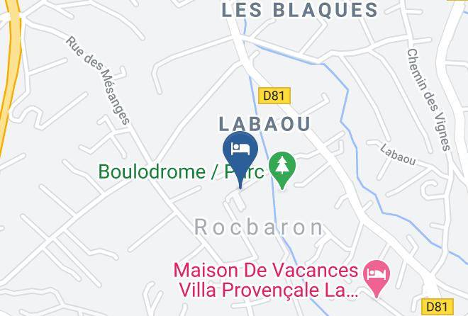 Var - Les Chambres De Rocbaron Maps