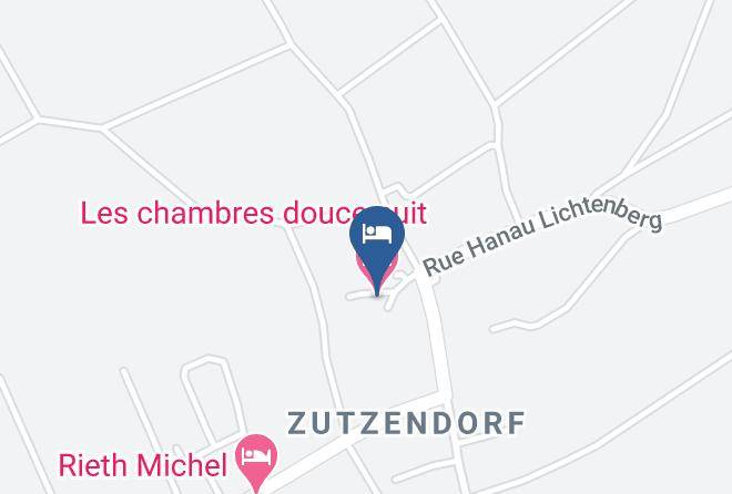 Bas Rhin - Les Chambres Douce Nuit Maps