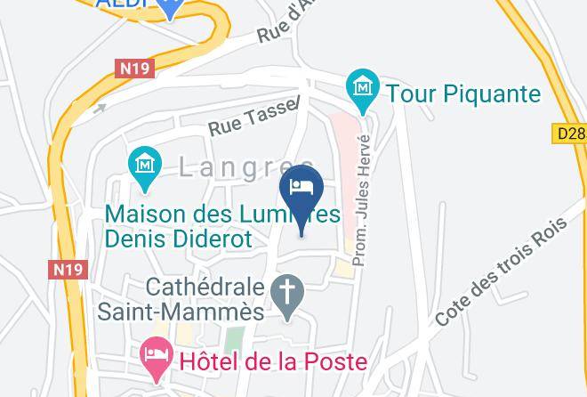 Haute Marne - Les Chambres Du Chapitre Maps