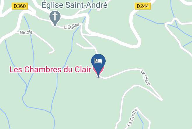Ardeche - Les Chambres Du Clair Maps