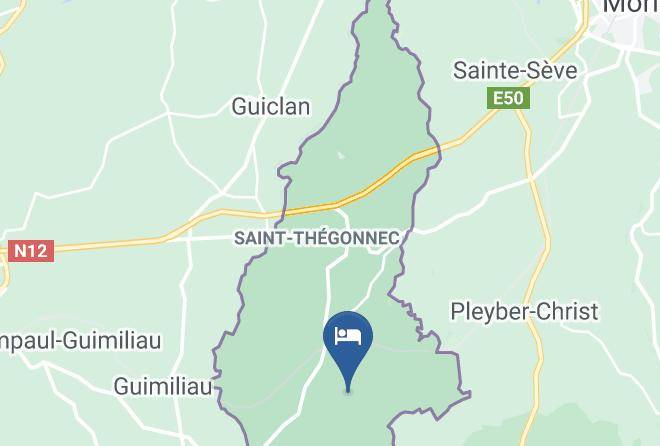Finistere - Les Chambres Du Cosquer Maps