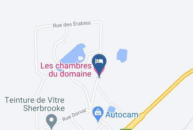 Le Haut Saint Francois Regional County Municipality - Les Chambres Du Domaine Maps