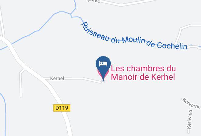 Morbihan - Les Chambres Du Manoir De Kerhel Maps