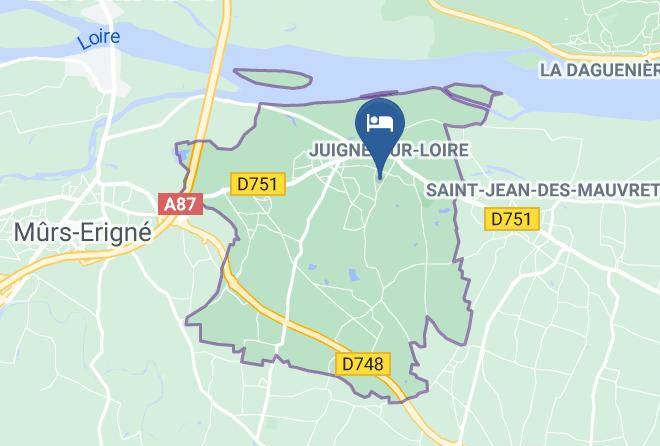 Maine Et Loire - Les Chambres Du Meunier Maps