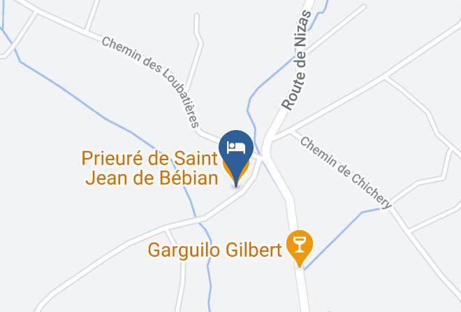 Herault - Les Chambres Du Prieure Maps