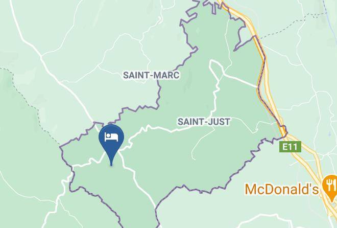 Cantal - Les Chambres Du Saladou Maps