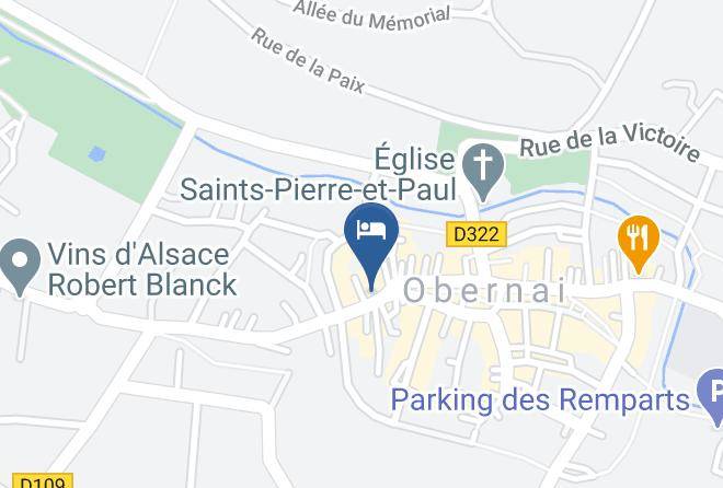 Les Chambres Obernai Map