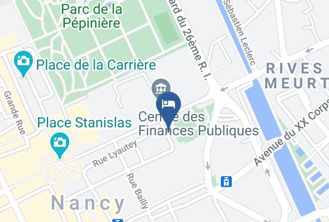 Meurthe Et Moselle - Les Chambres Originales De Nancy Maps