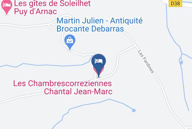 Correze - Les Chambrescorreziennes Chantal Jean Marc Maps