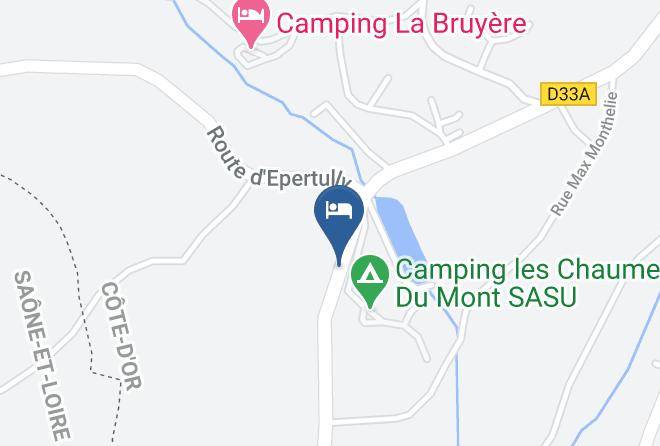Cote D Or - Les Chaumes Du Mont Maps