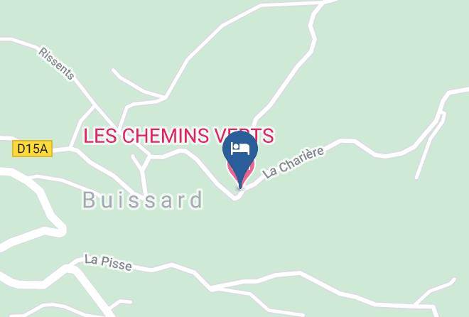 Les Chemins Verts Map